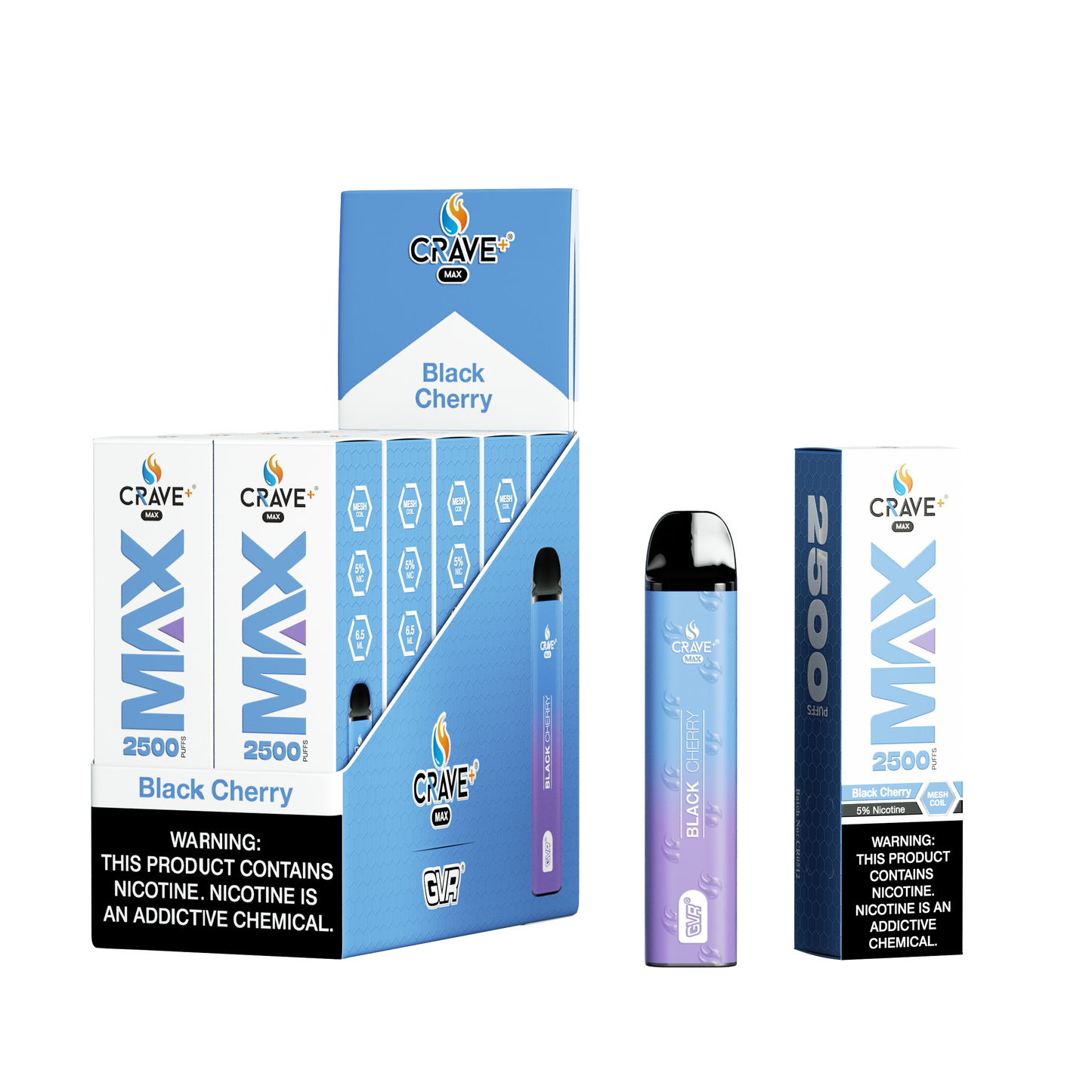 Crave Max 25000 Puff – Black Cherry