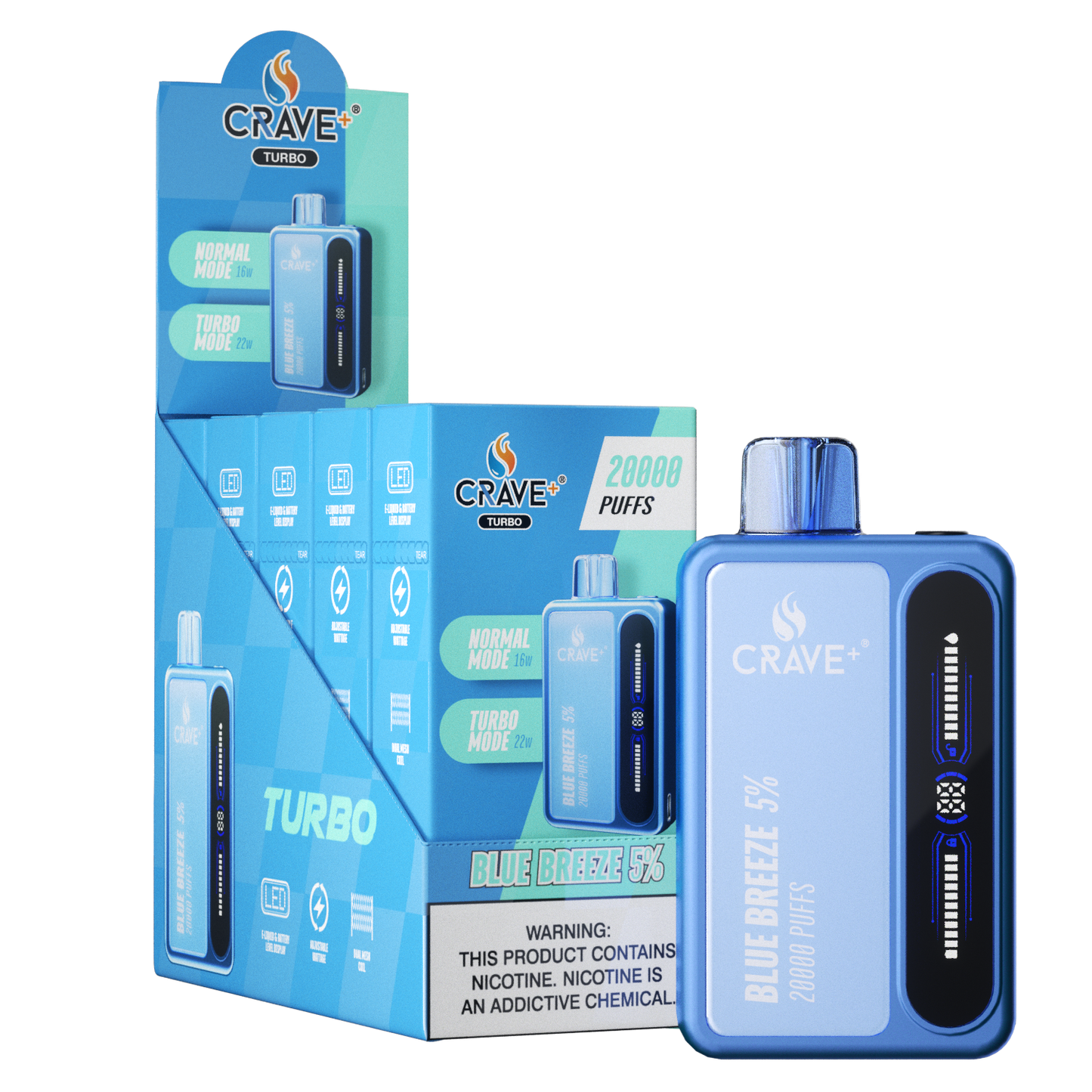 Crave Turbo 20000 Puff – Blue Breeze