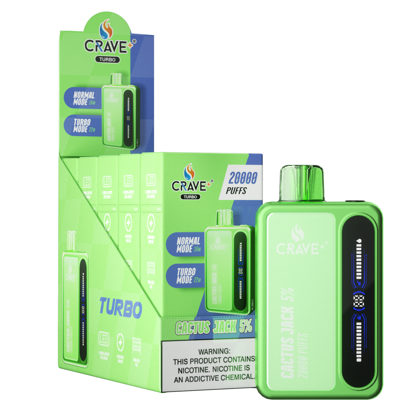 Crave Turbo 20000 Puff – Cactus Jack