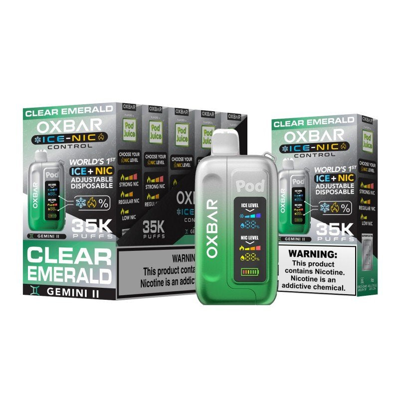 OXBAR 35K Puff – Clear Emerland