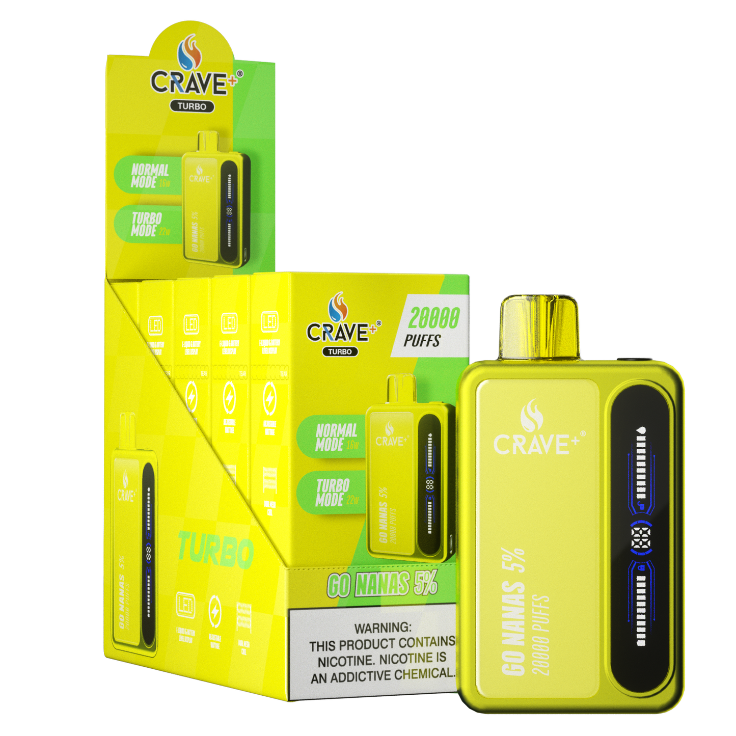 Crave Turbo 20000 Puff – Go Nanas