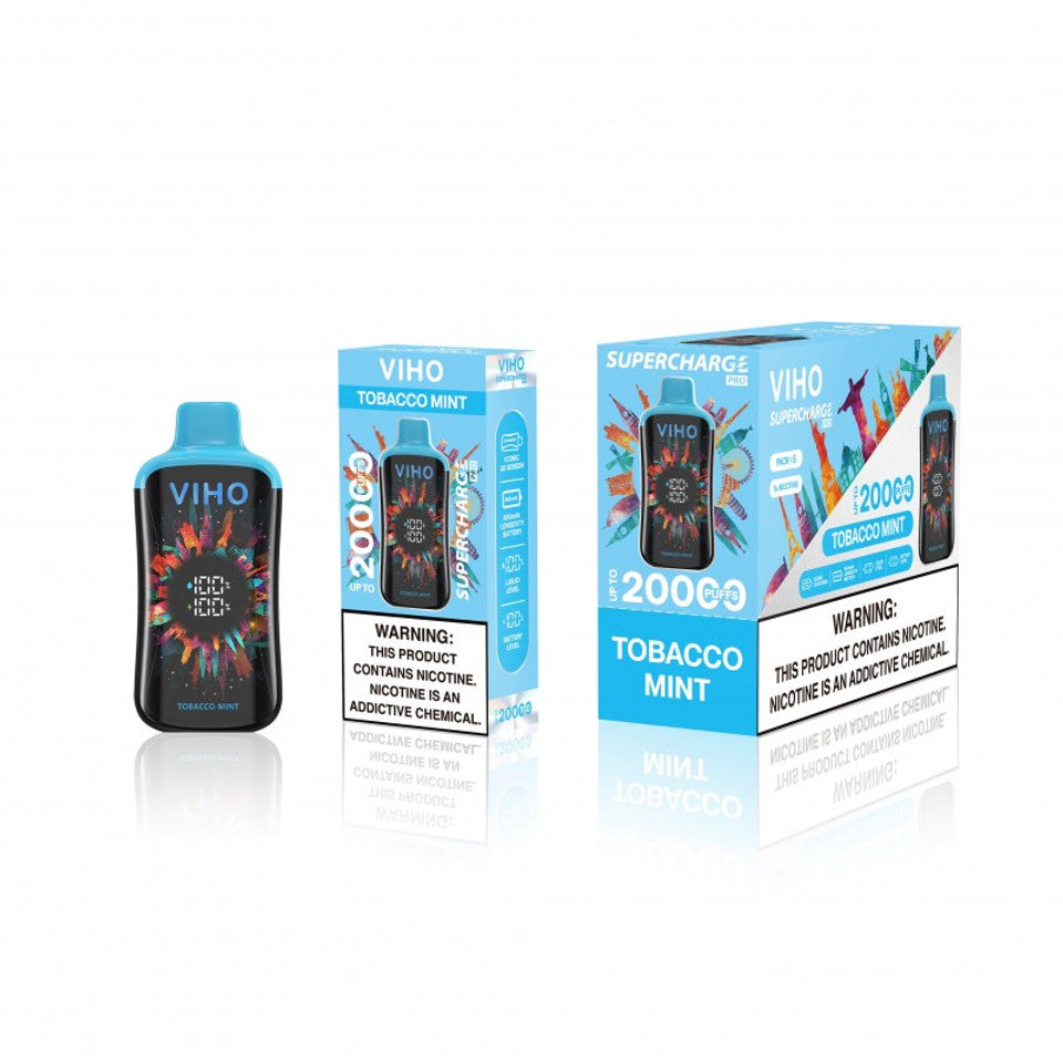 Viho Supercharge Pro 20000 Puff – Tobacco Mint