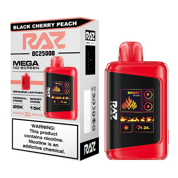 RAZ LTX 25K Puff - Black Cherry Peach