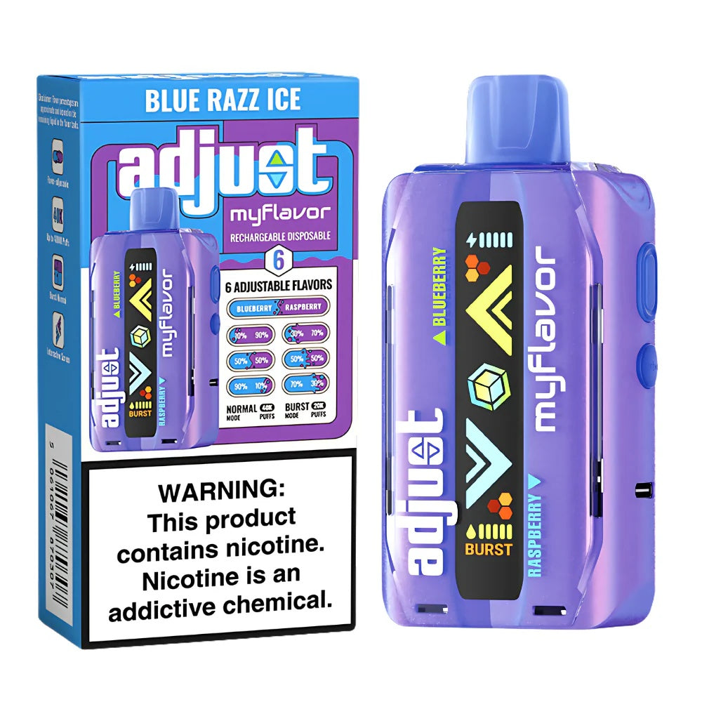 blue raz ice vapes Adjust MyFlavor 40K – Blue Razz Ice – Vape Dawgs