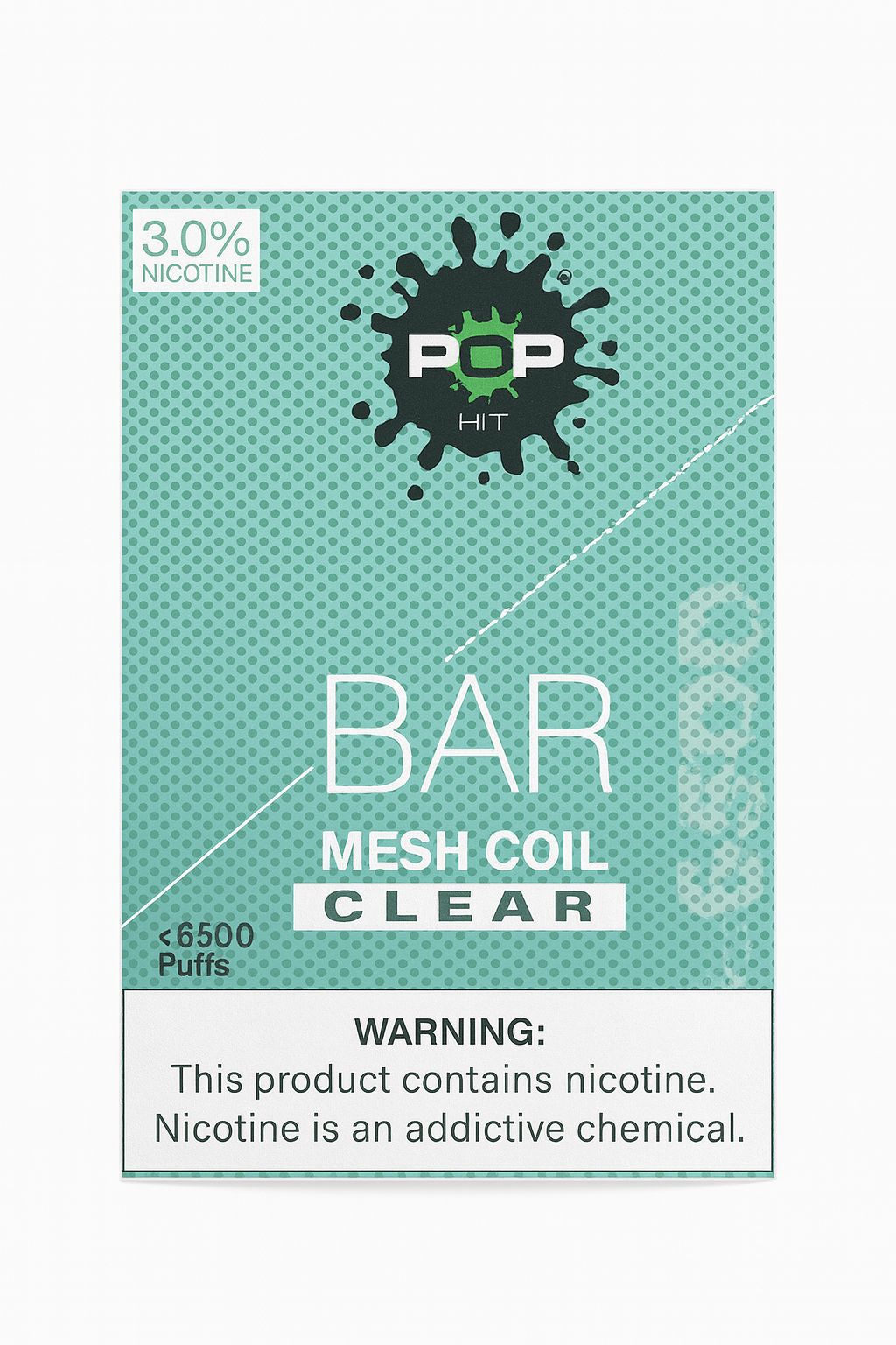Pop Bar Clear 3% – Clear