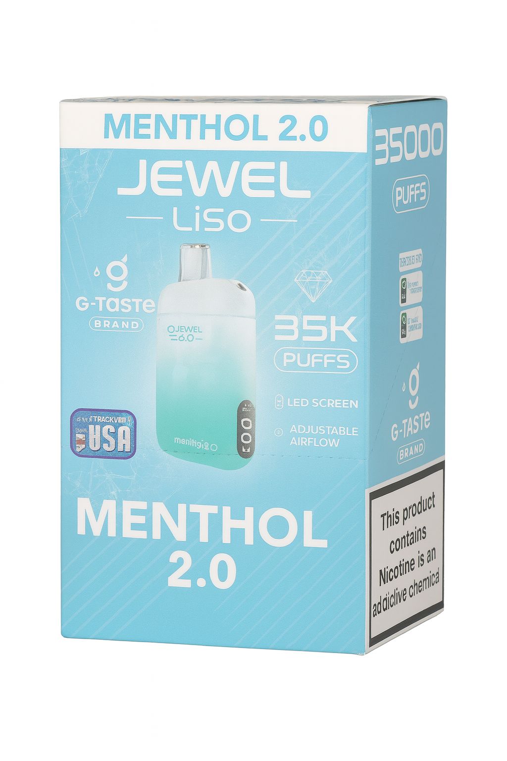 what does a menthol vape taste like Gtaste Jewel Liso 35000 Puff – Menthol 2.0 – Vape Dawgs