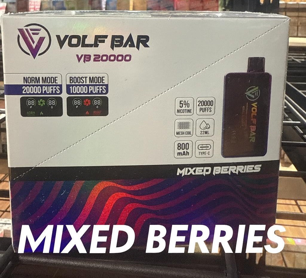 VOLF BAR 20000PUFFS - Mixed Berries