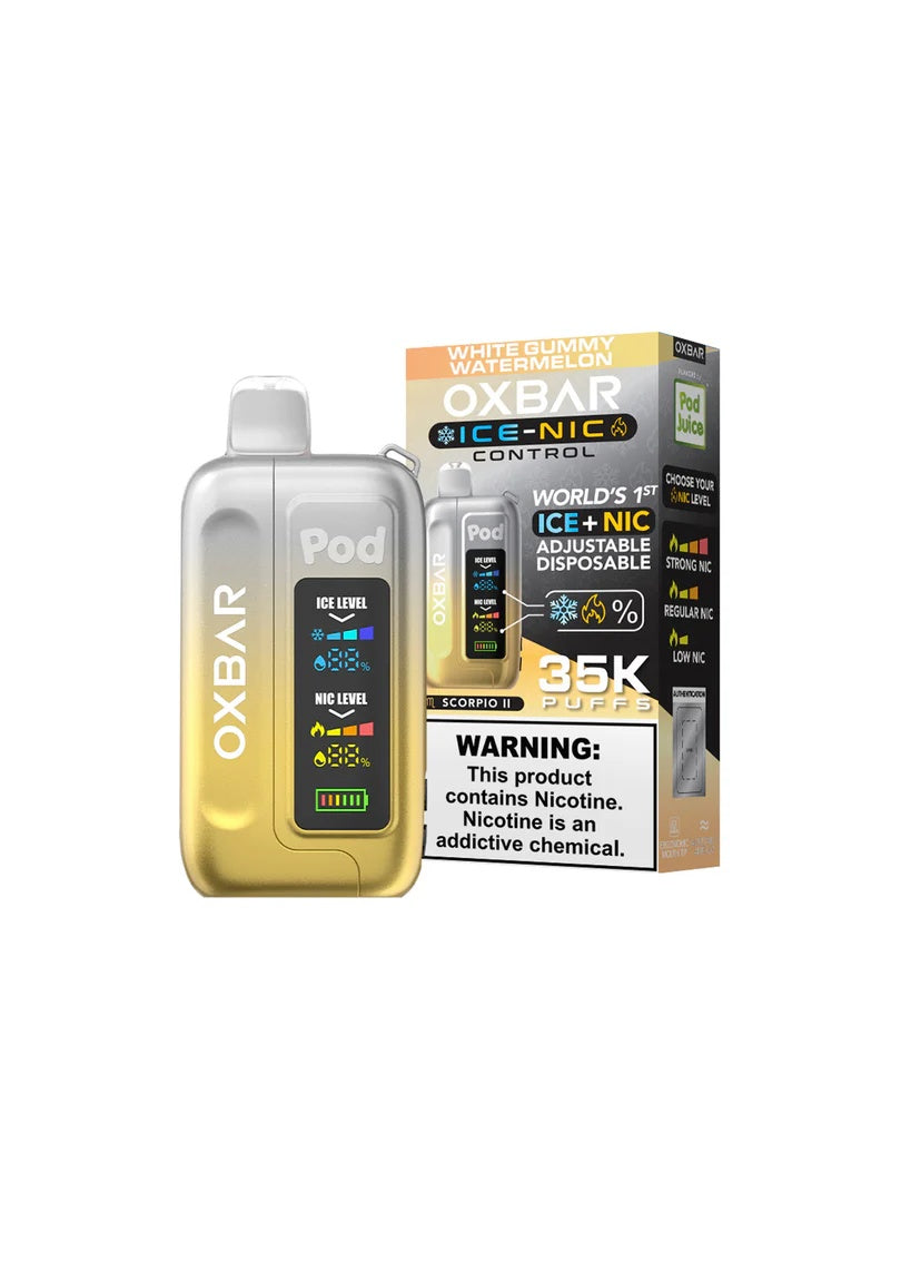 OXBAR 35K Puff – White Gummy Watermelon