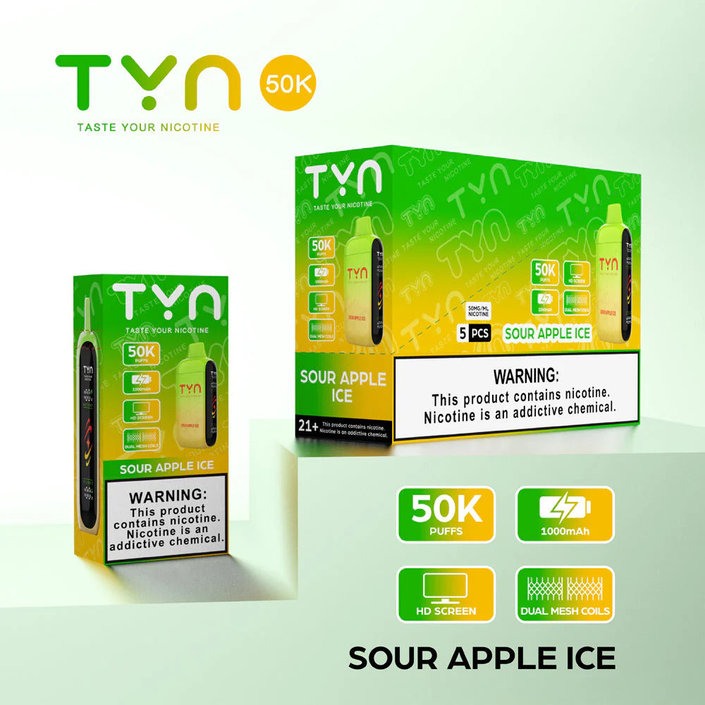 TYN 50K - SOUR APPLE ICE