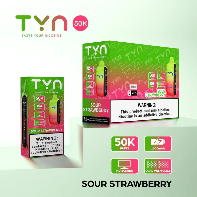 TYN 50K - SOUR STRAWBERRY