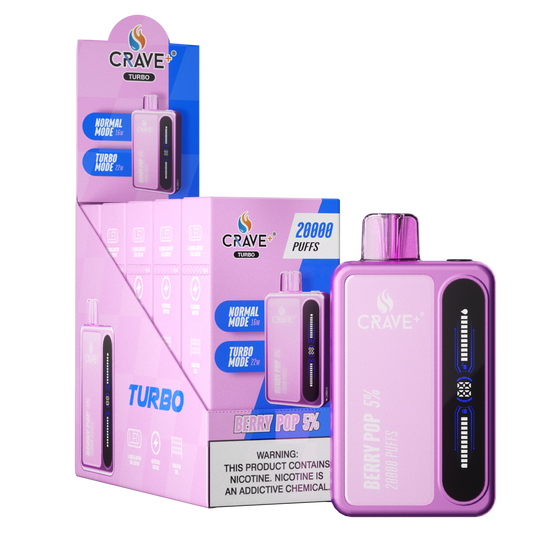 Crave Turbo 20000 Puff – Berry Pop