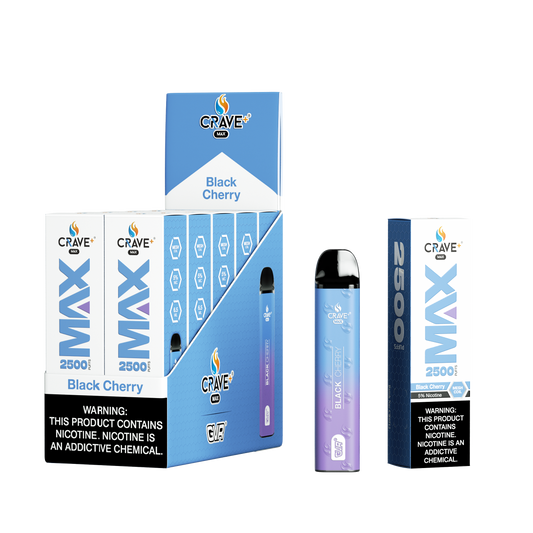Crave Max 25000 Puff – Black Cherry