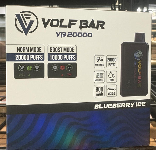 VOLF BAR 20000PUFFS - Blueberry Ice