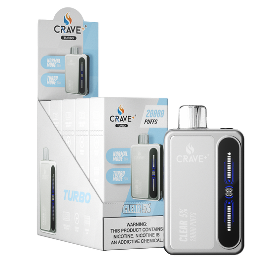 Crave Turbo 20000 Puff – Clear 5%