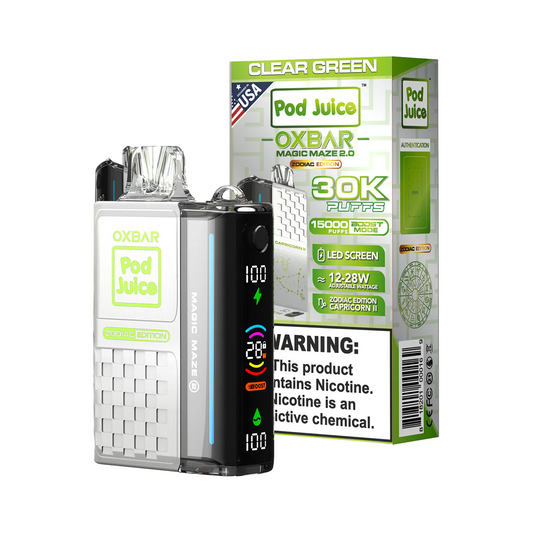 OXBAR 30K Puff – Clear Green