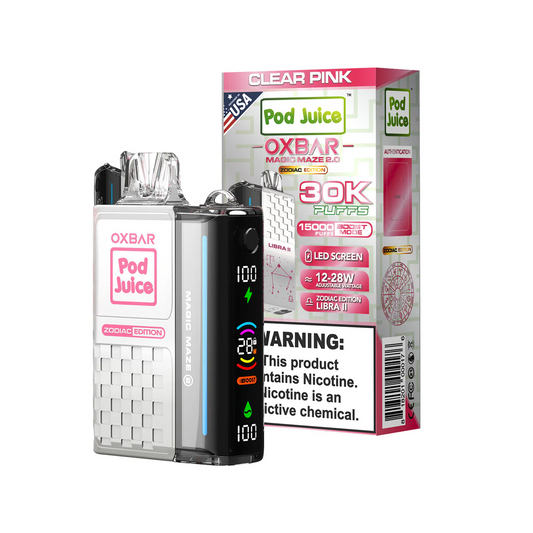 OXBAR 30K Puff – Clear Pink