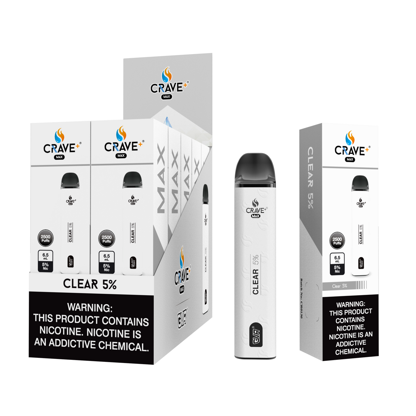 Crave Max 25000 Puff – Clear 5%