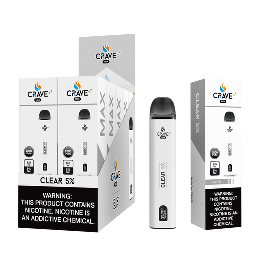 Crave Max 25000 Puff – Clear 5%