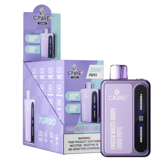 Crave Turbo 20000 Puff – Frozen White Grape