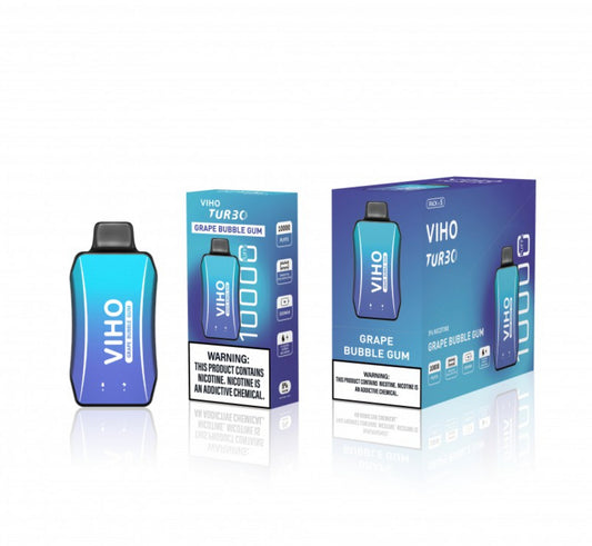 Viho Turbo 10000 Puff –  Grape Bubble Gum