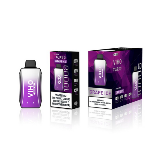 Viho Turbo 10000 Puff –  Grape Ice