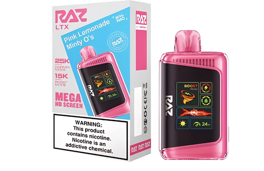 RAZ LTX 25K Puff - Pink Lemonade Minty O’s