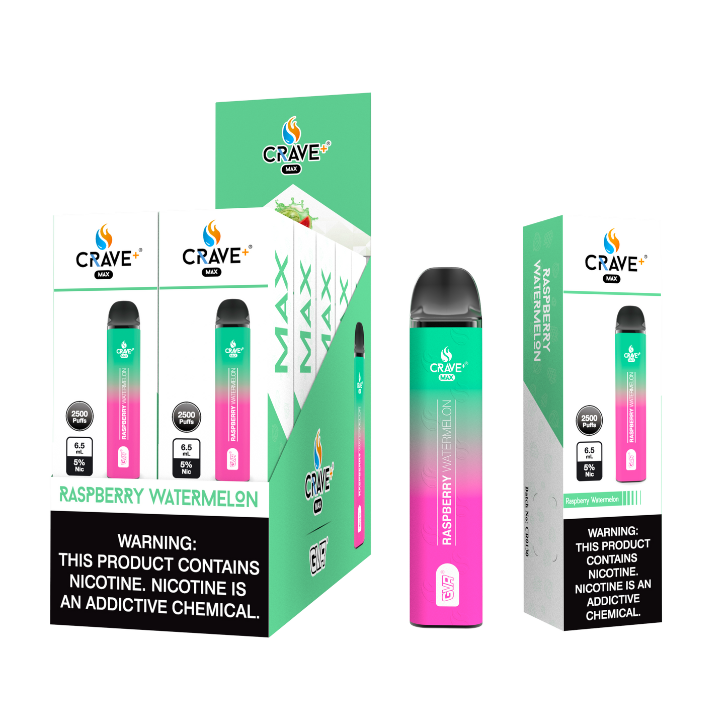 Crave Max 25000 Puff – Raspberry Watermelon