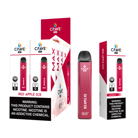 Crave Max 25000 Puff –  Red Apple Ice