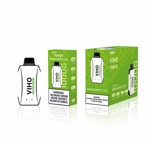 Viho Turbo 10000 Puff – Sour Apple Icy