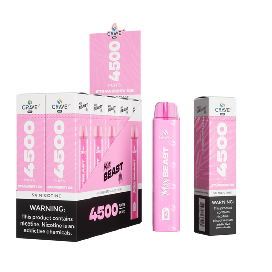 Crave Beast 4500 Puff – Strawberry Ice
