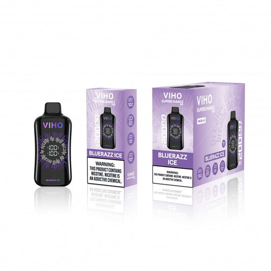 Viho Supercharge Pro 20000 Puff – Blue Razz Ice