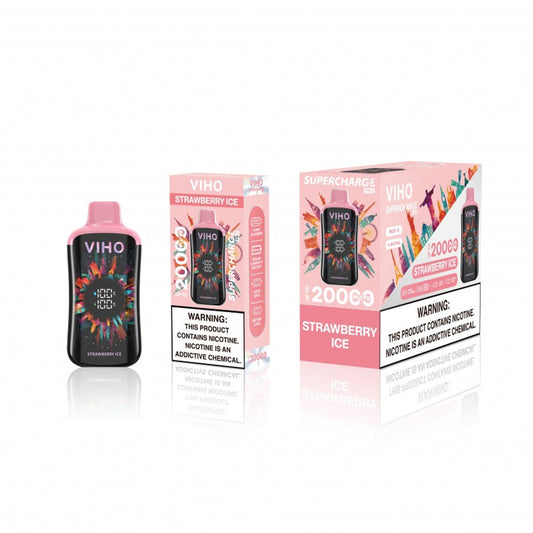 Viho Supercharge 20000 Puff – Strawberry Ice