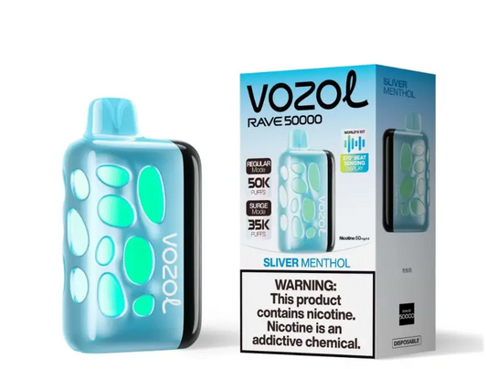 Vozol 50000 Puff – Silver Menthol