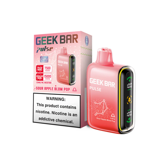 Geek Bar 15000 Puff - Sour Apple B‑Pop
