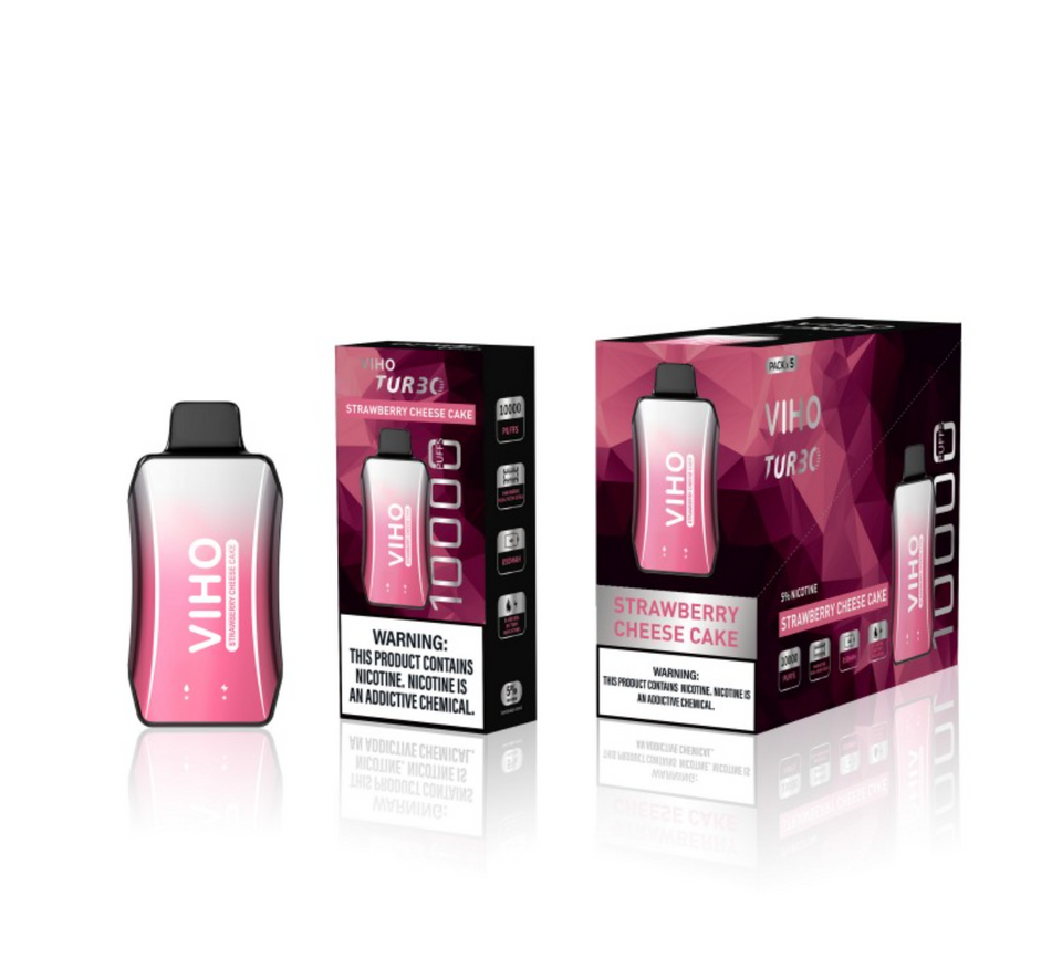Viho Turbo 10000 Puff – Strawberry Cheesecake