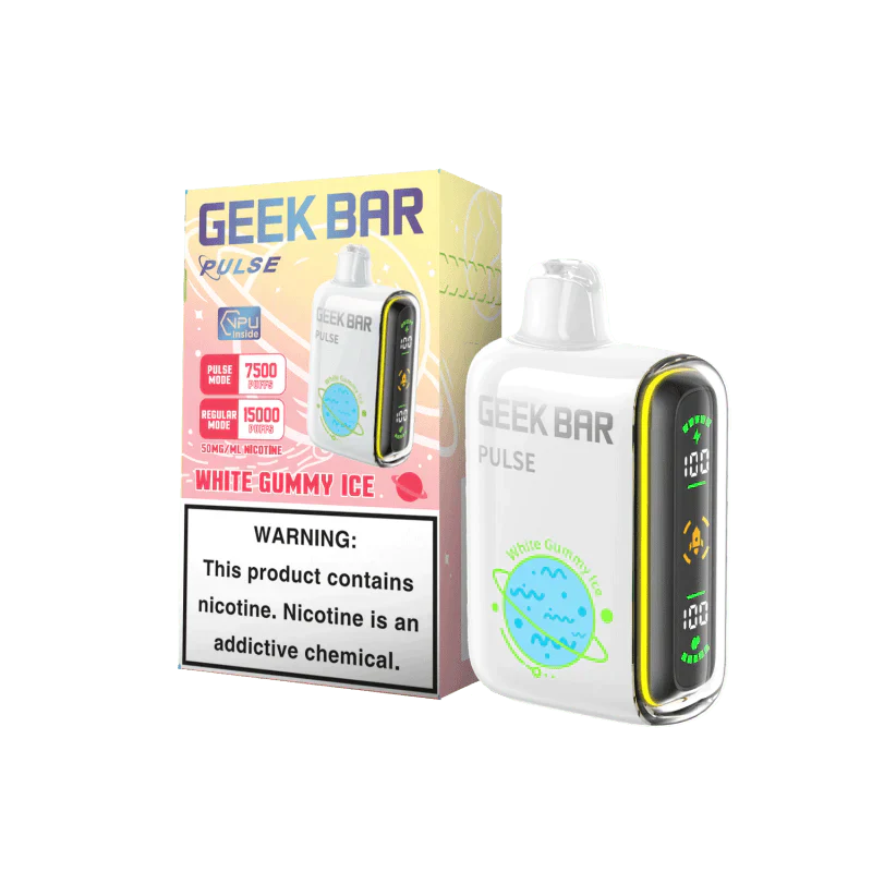 Geekbar 15000 Puff –White Gummy Ice