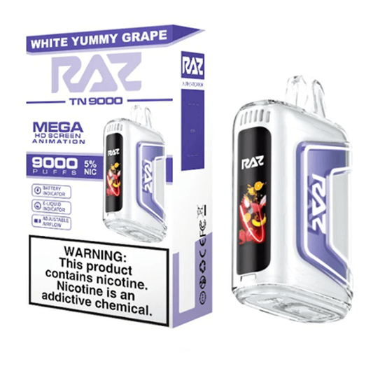 RAZ TN9000 9KPuffs - White Yummy Grape