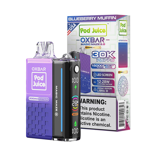 OXBAR 30K Puff – Blueberry Muffins
