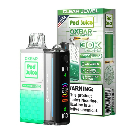 OXBAR 30K Puff – Clear Jewel