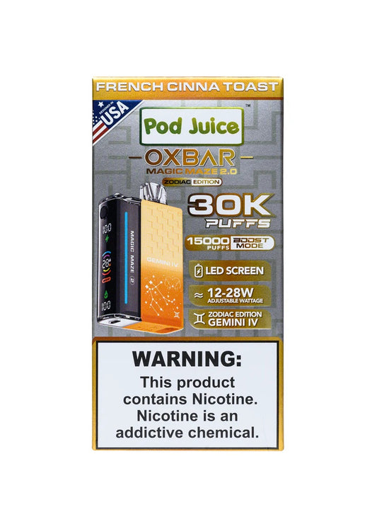 OXBAR 30K Puff – French Cinna Toast