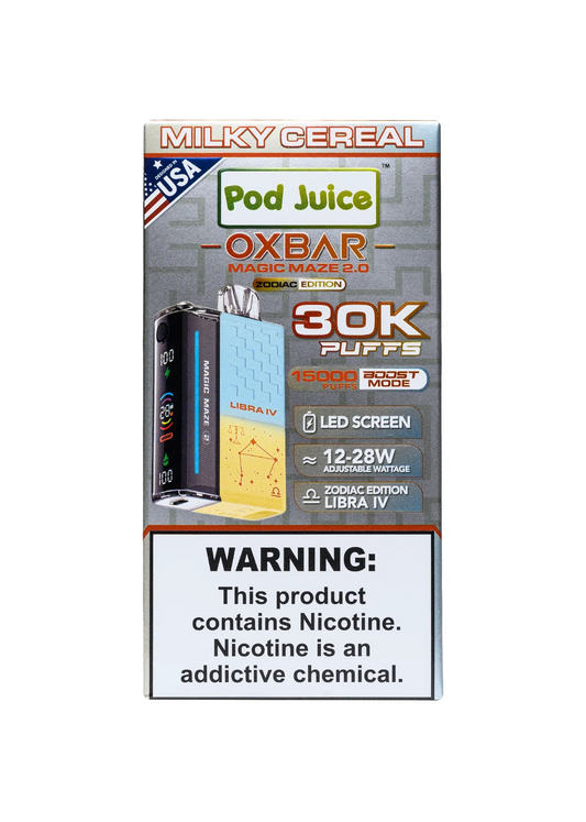 OXBAR 30K Puff – Milky Cereal