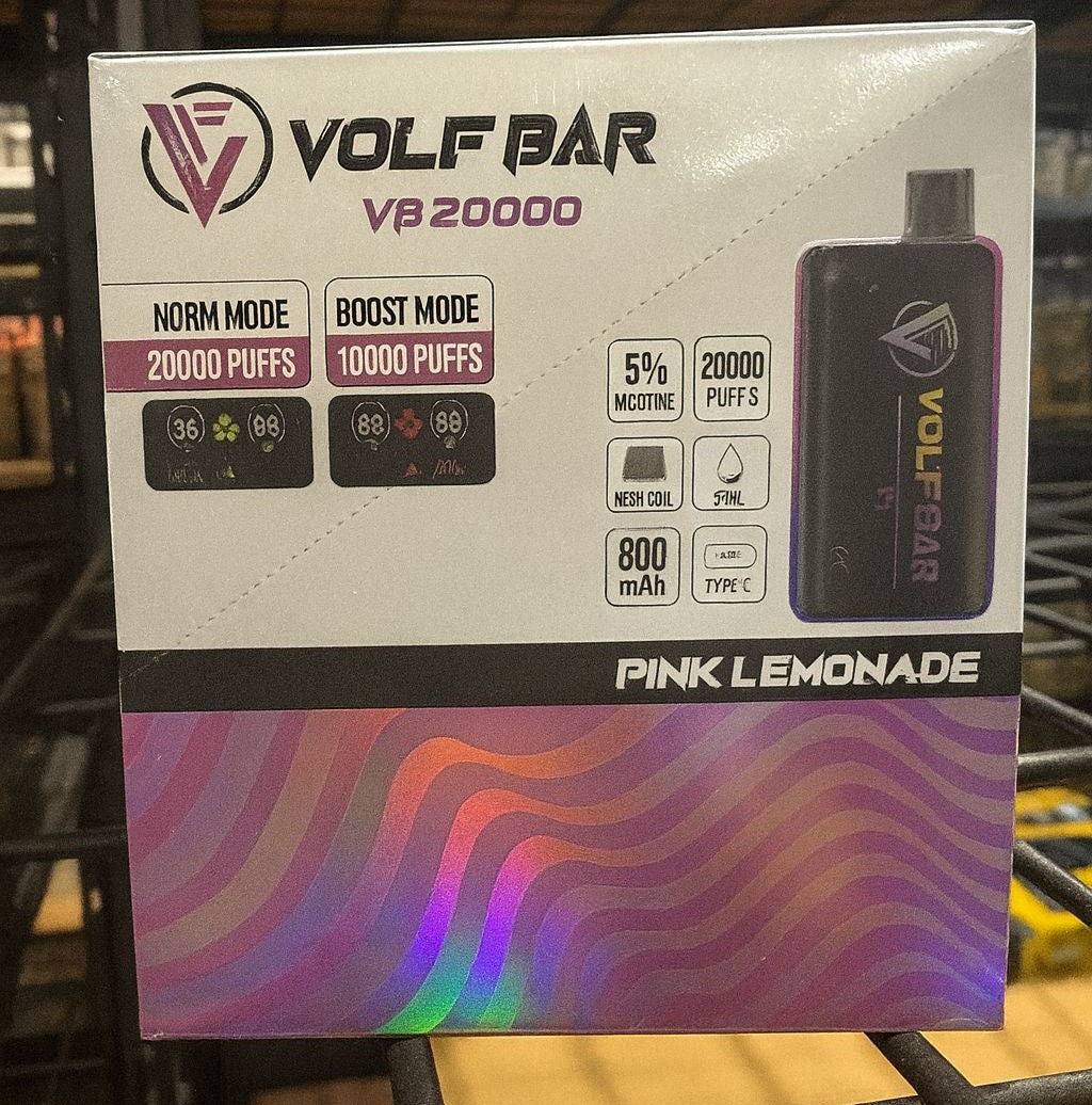 VOLF BAR 20000PUFFS - Pink Lemonade