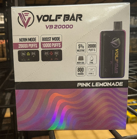 VOLF BAR 20000PUFFS - Pink Lemonade