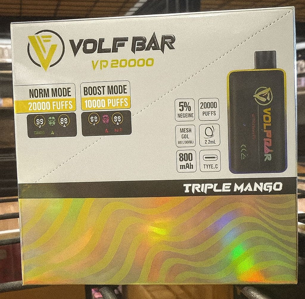 VOLF BAR 20000PUFFS - Triple Mango